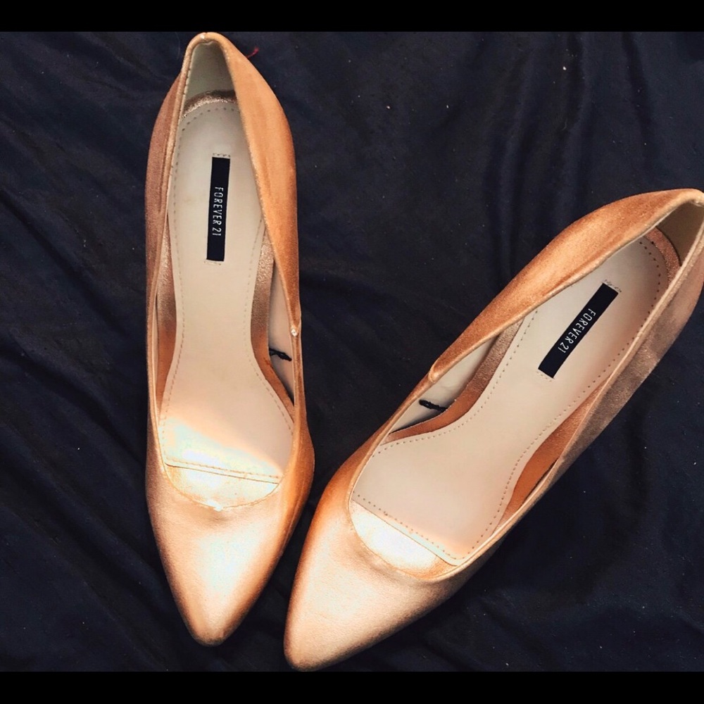 Copper forever 21 size 10 heel